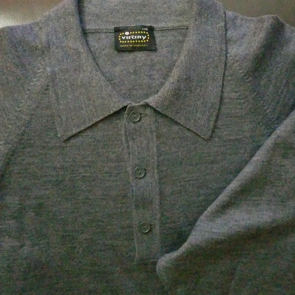 Button up pulllover sweater